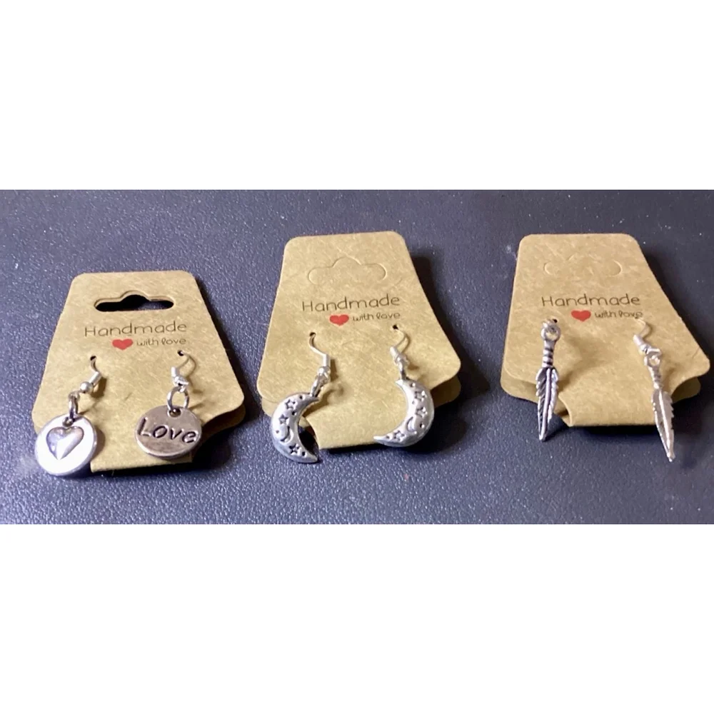 Handmade Silver Earrings! Hypoallergenic🫶